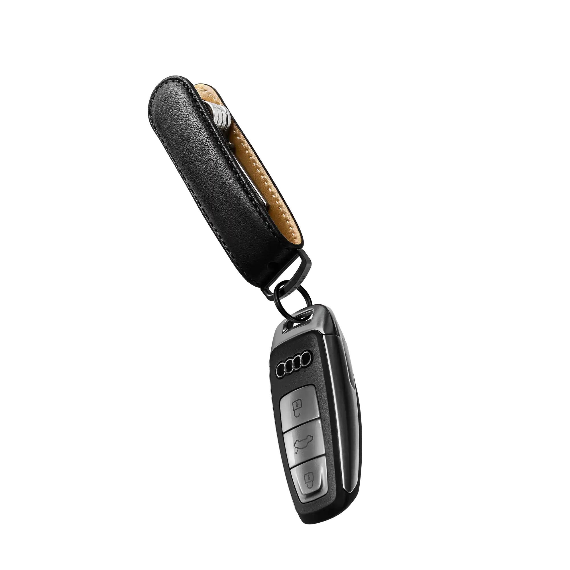 Black Leather Key Organiser