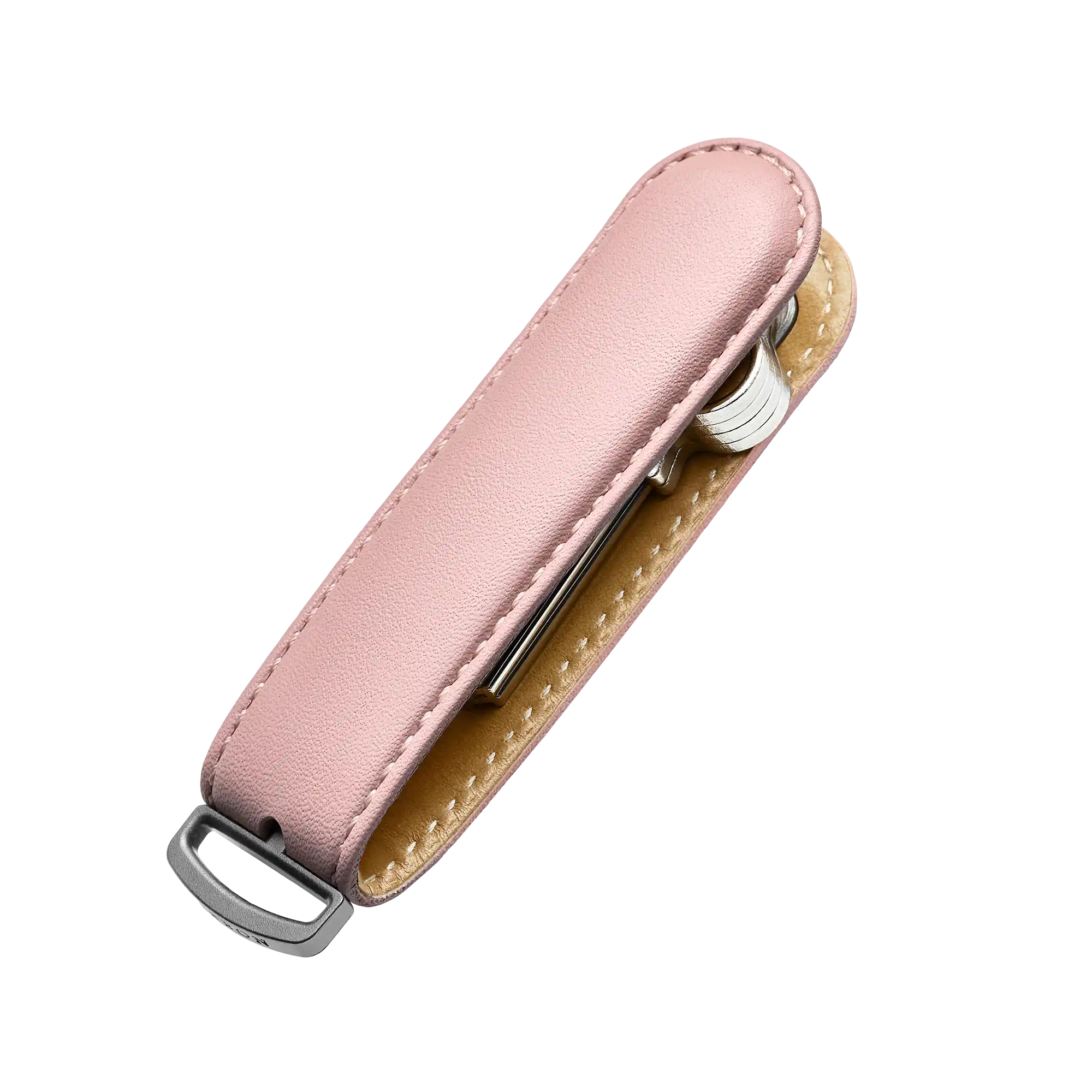 Blush Leather Key Organiser