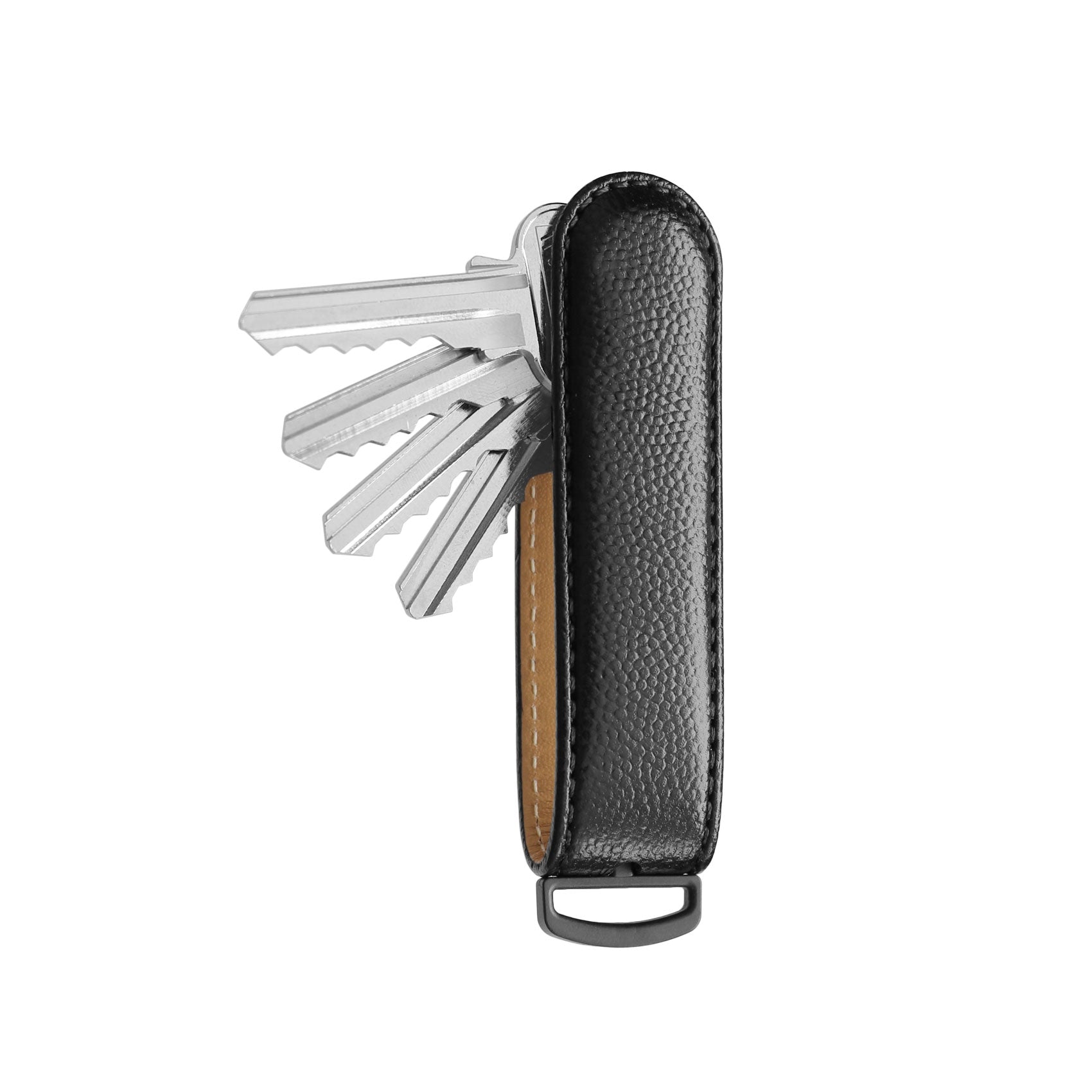 Limited Edition Black Caviar Leather Key Organiser