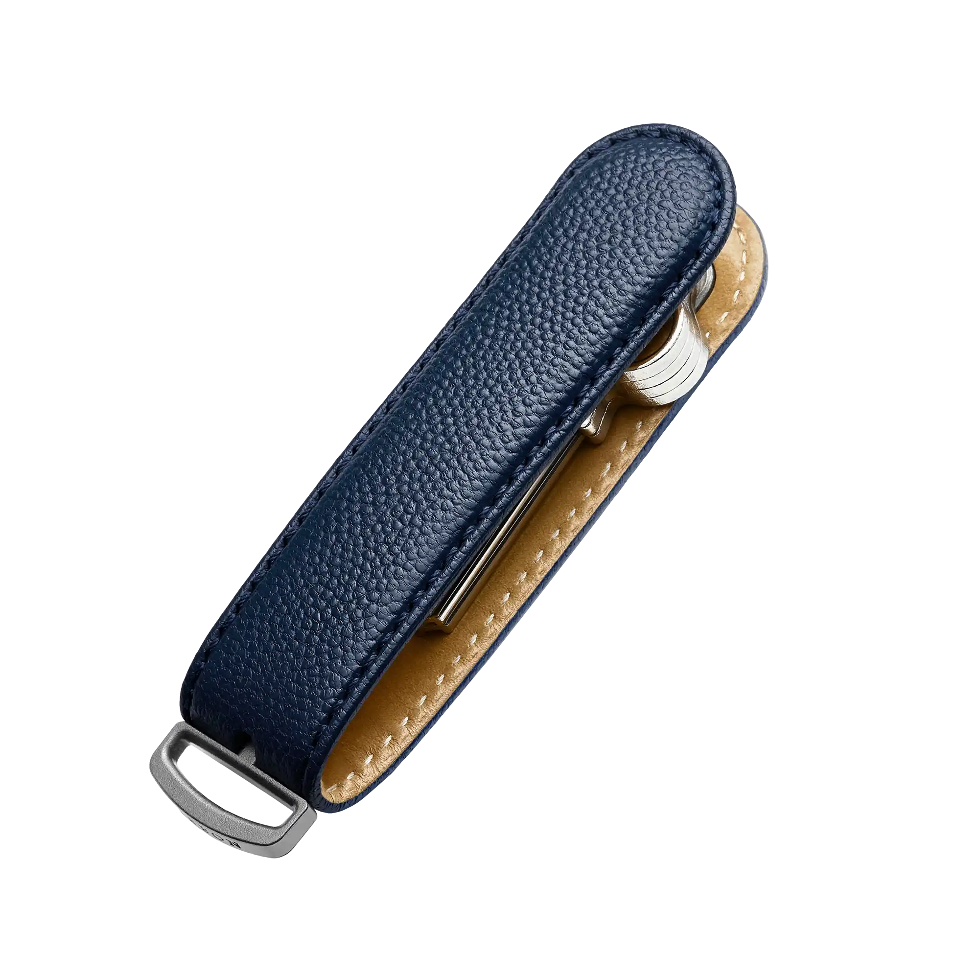 Limited Edition Navy Caviar Leather Key Organiser