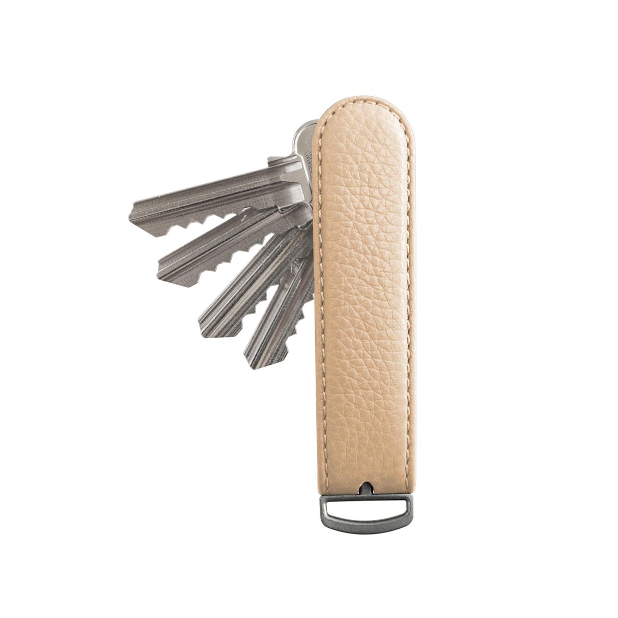 Dune Pebble Leather Key Organiser