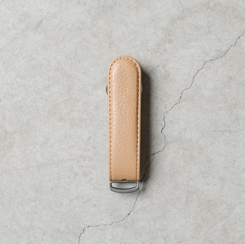 Crema Pebble Leather Key Organiser