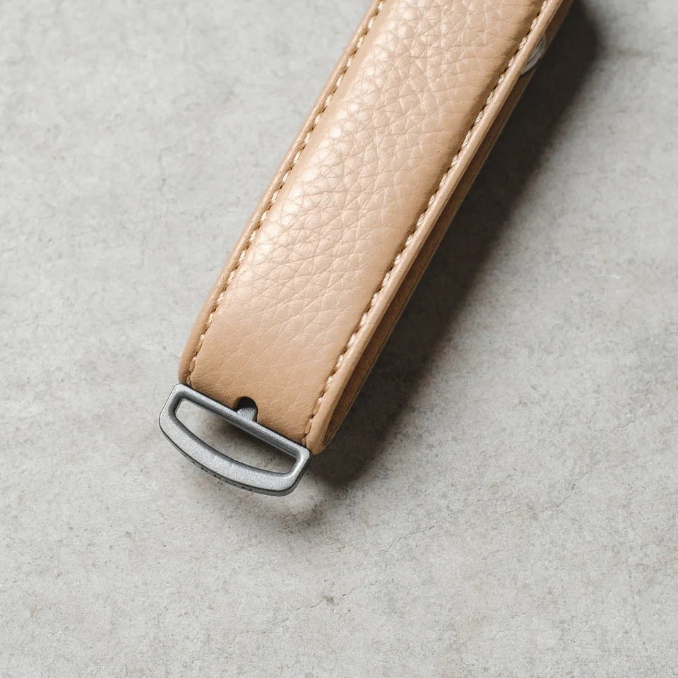 Crema Pebble Leather Key Organiser