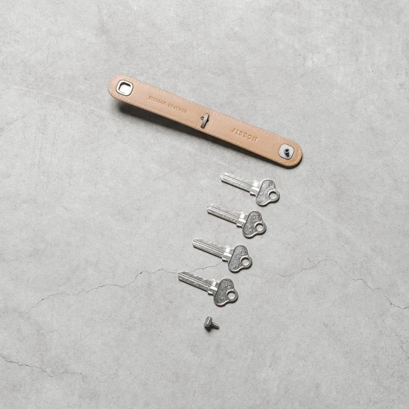 Dune Pebble Leather Key Organiser