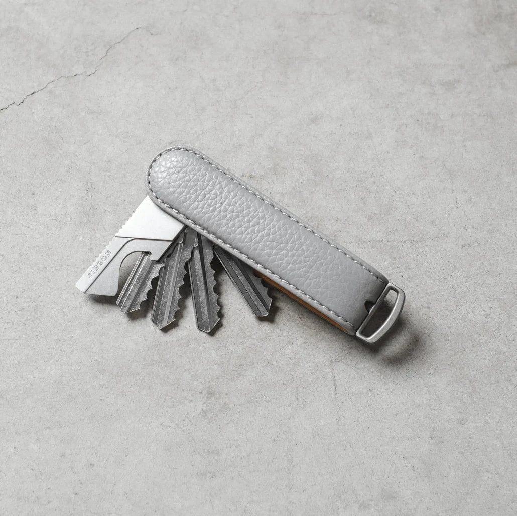 Stone Pebble Leather Key Organiser
