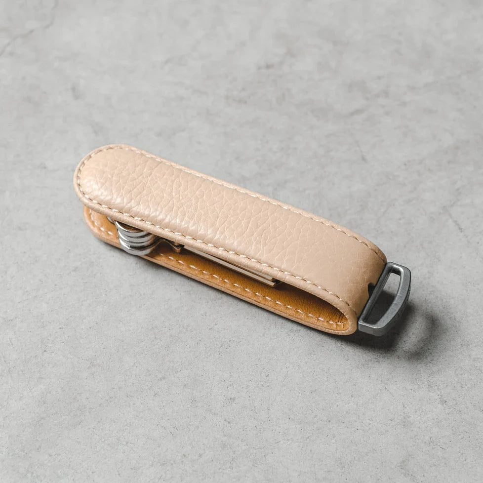 Dune Pebble Leather Key Organiser