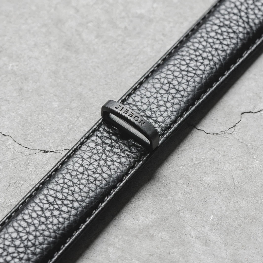 Black Pebble Leather