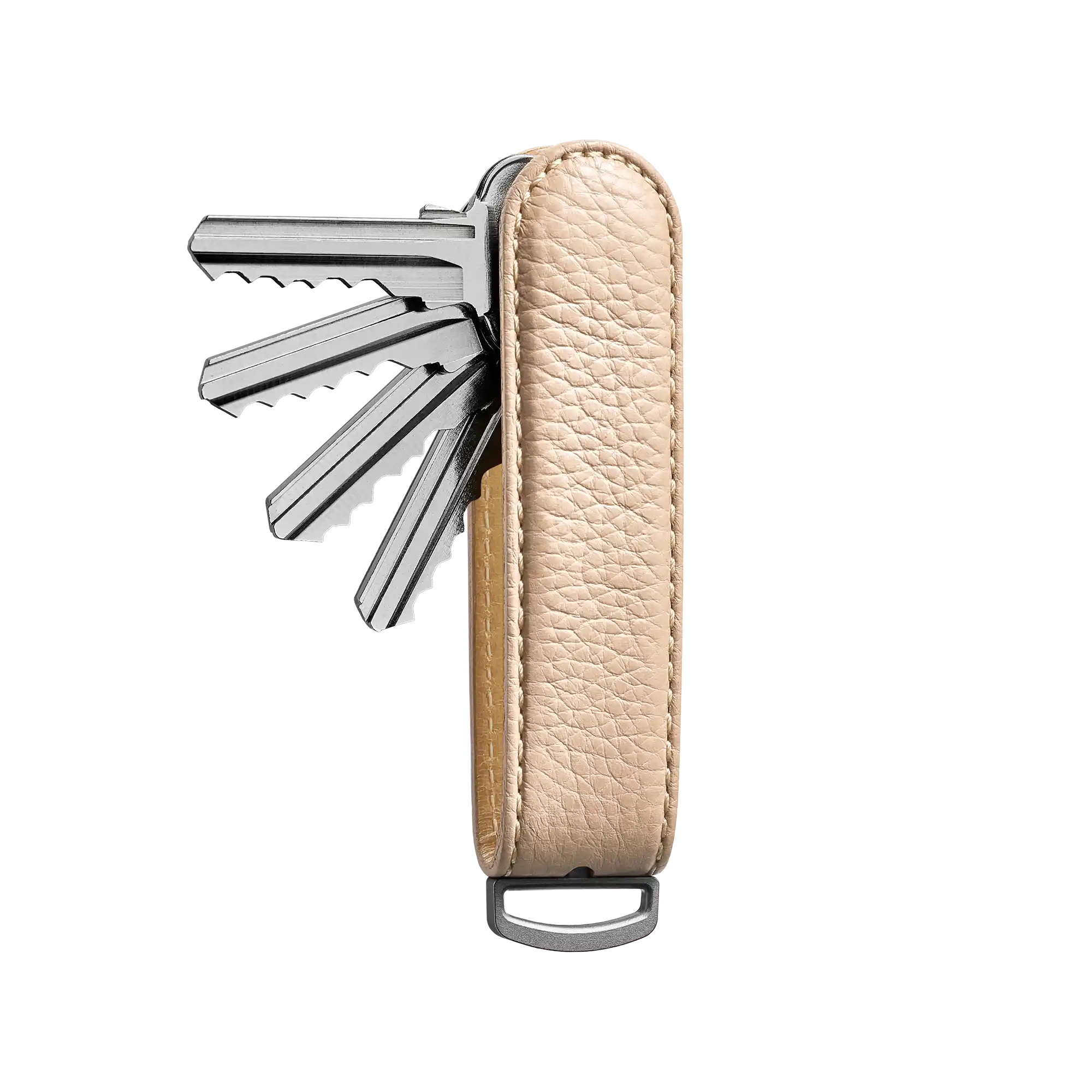 Dune Pebble Leather Key Organiser