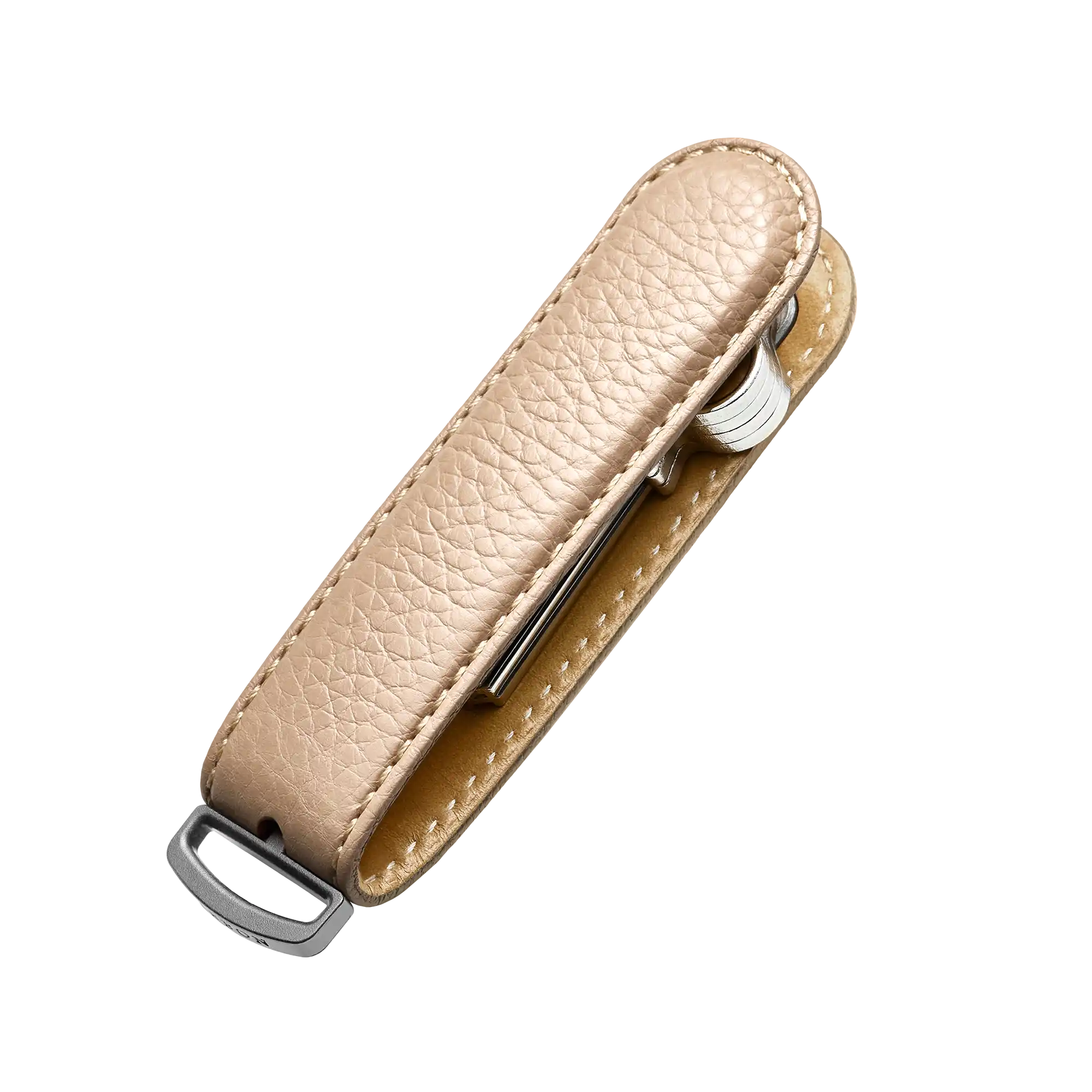 Dune Pebble Leather Key Organiser