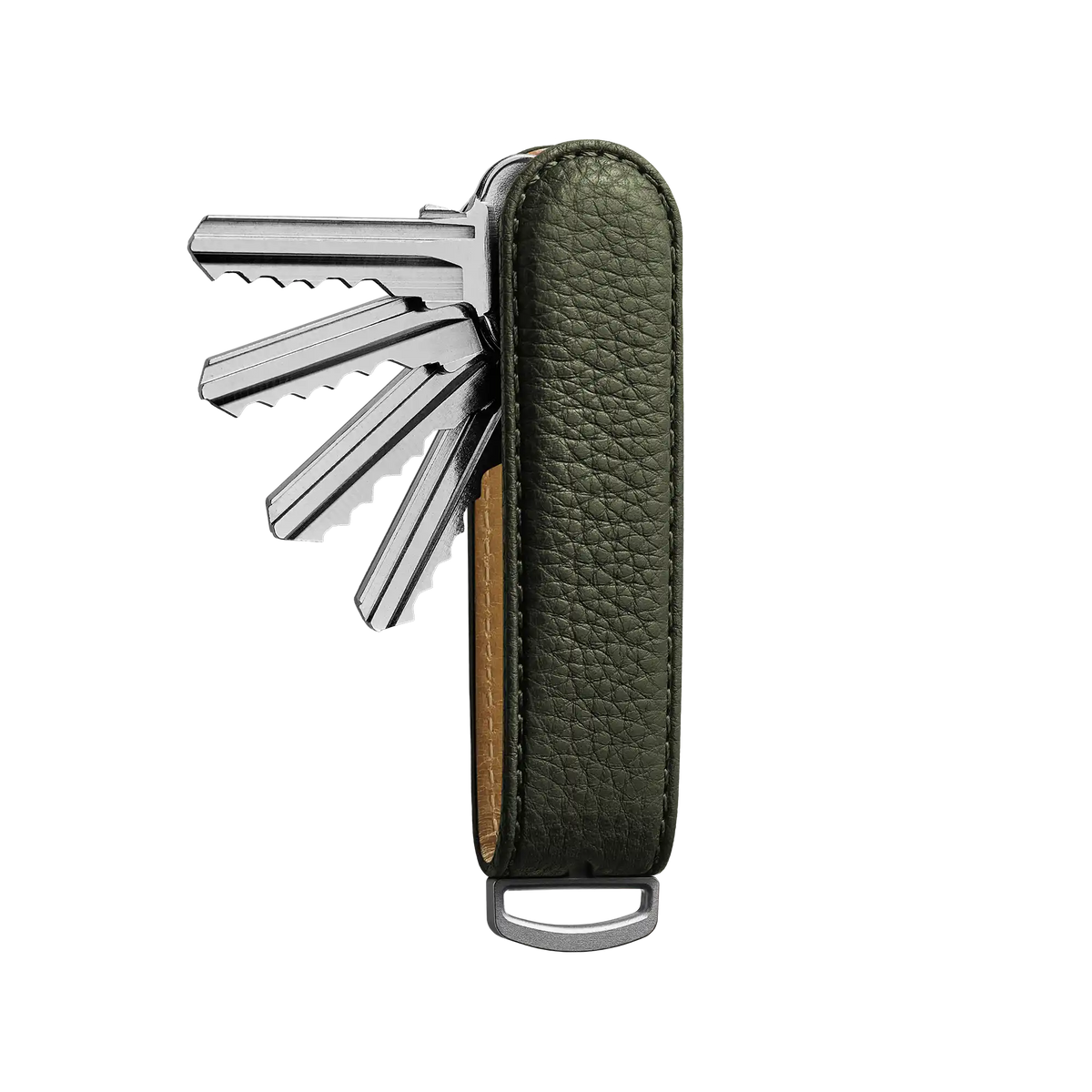 T*様 OUR LEGACY KEY HOLDER OLIVE LEATHER Jibbon x Portare Edition | Green Olive Tanned Leather Key Organiser