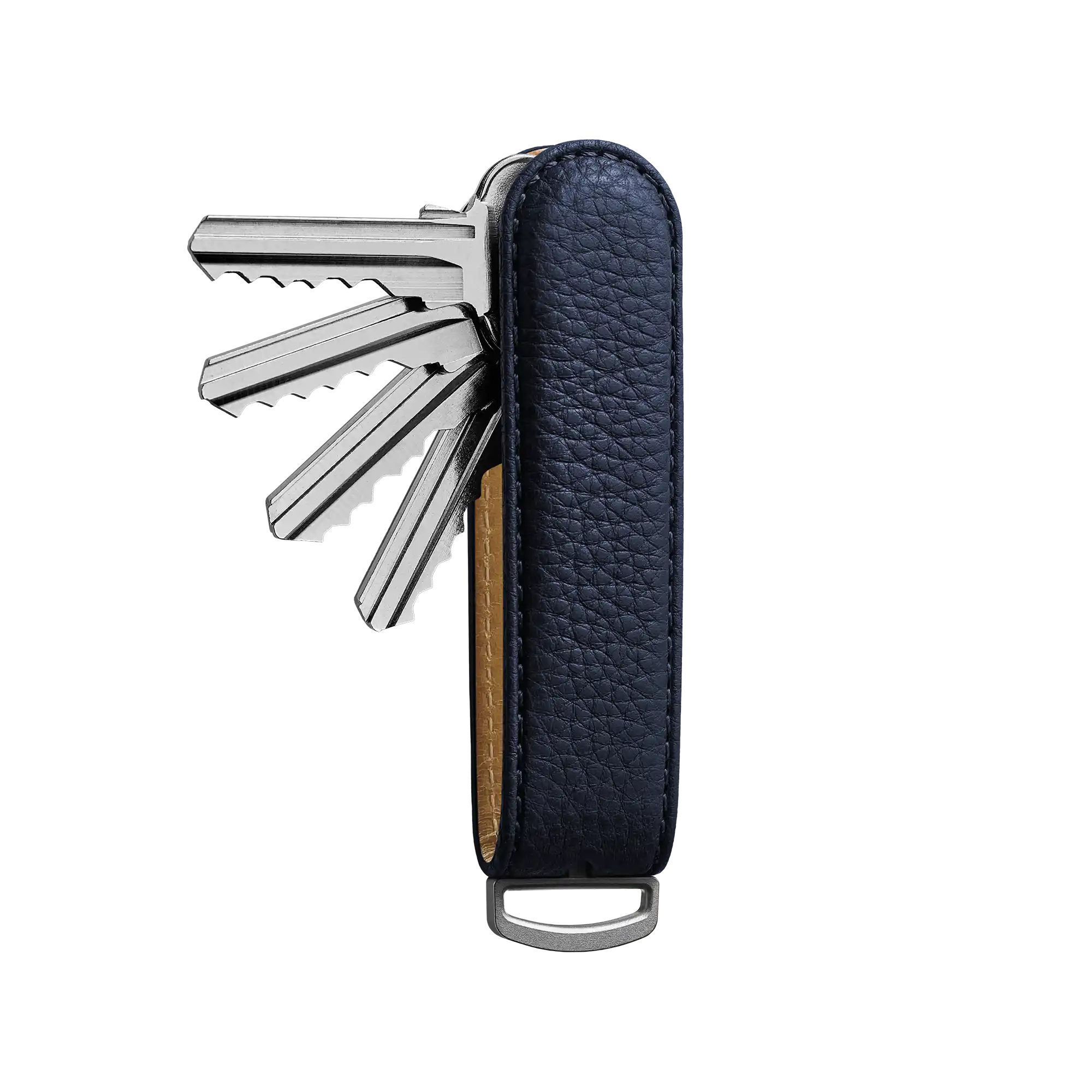 Jibbon x Portare Edition | Navy Olive Tanned Leather Key Organiser