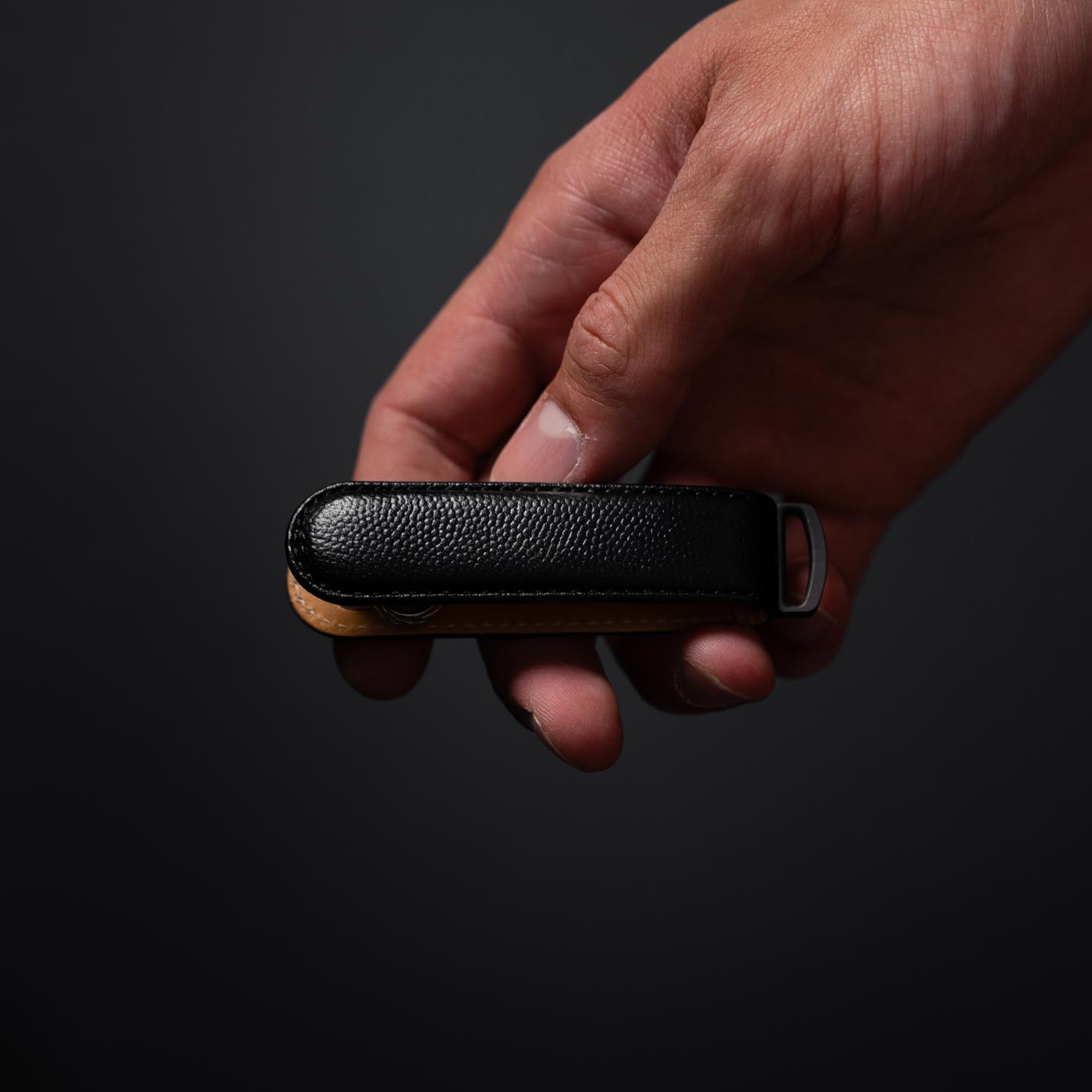 Limited Edition Black Caviar Leather Key Organiser