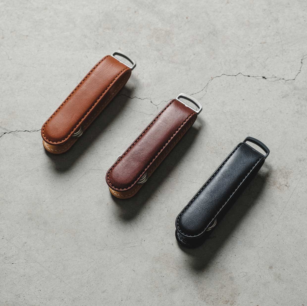 Bronze Leather Key Organiser