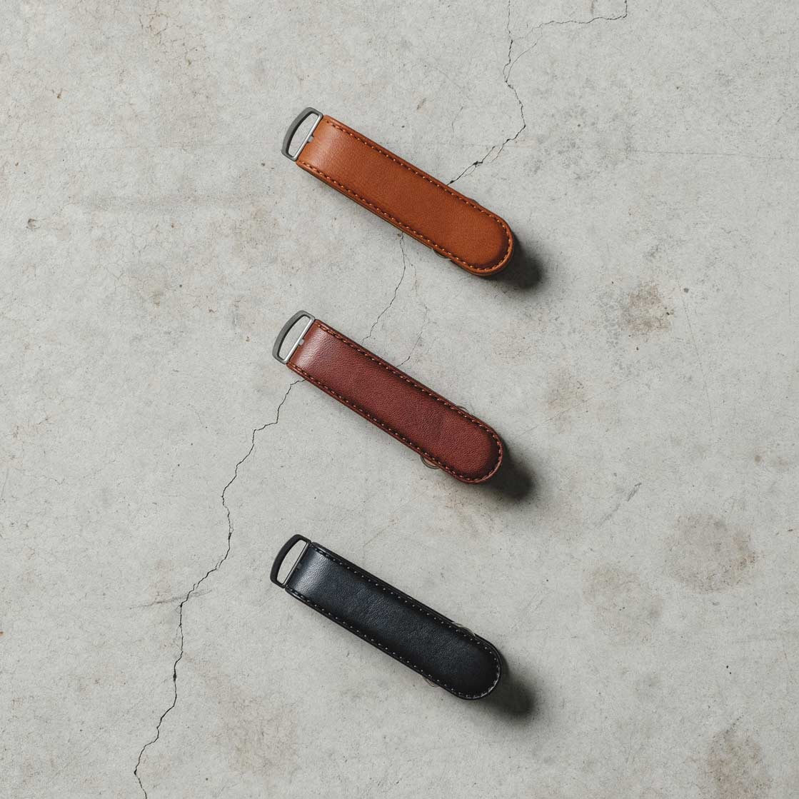 Bronze Leather Key Organiser