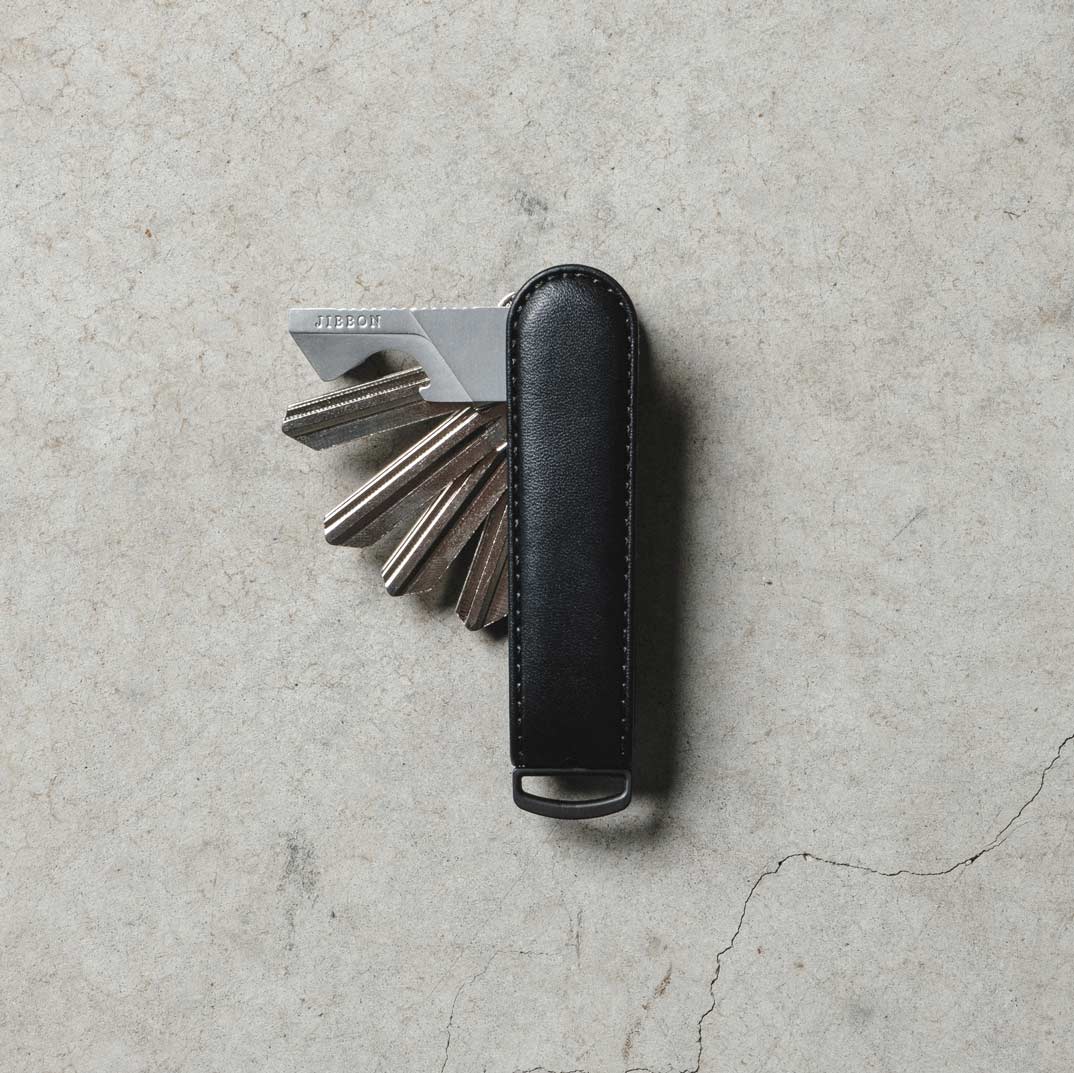 Black Leather Key Organiser