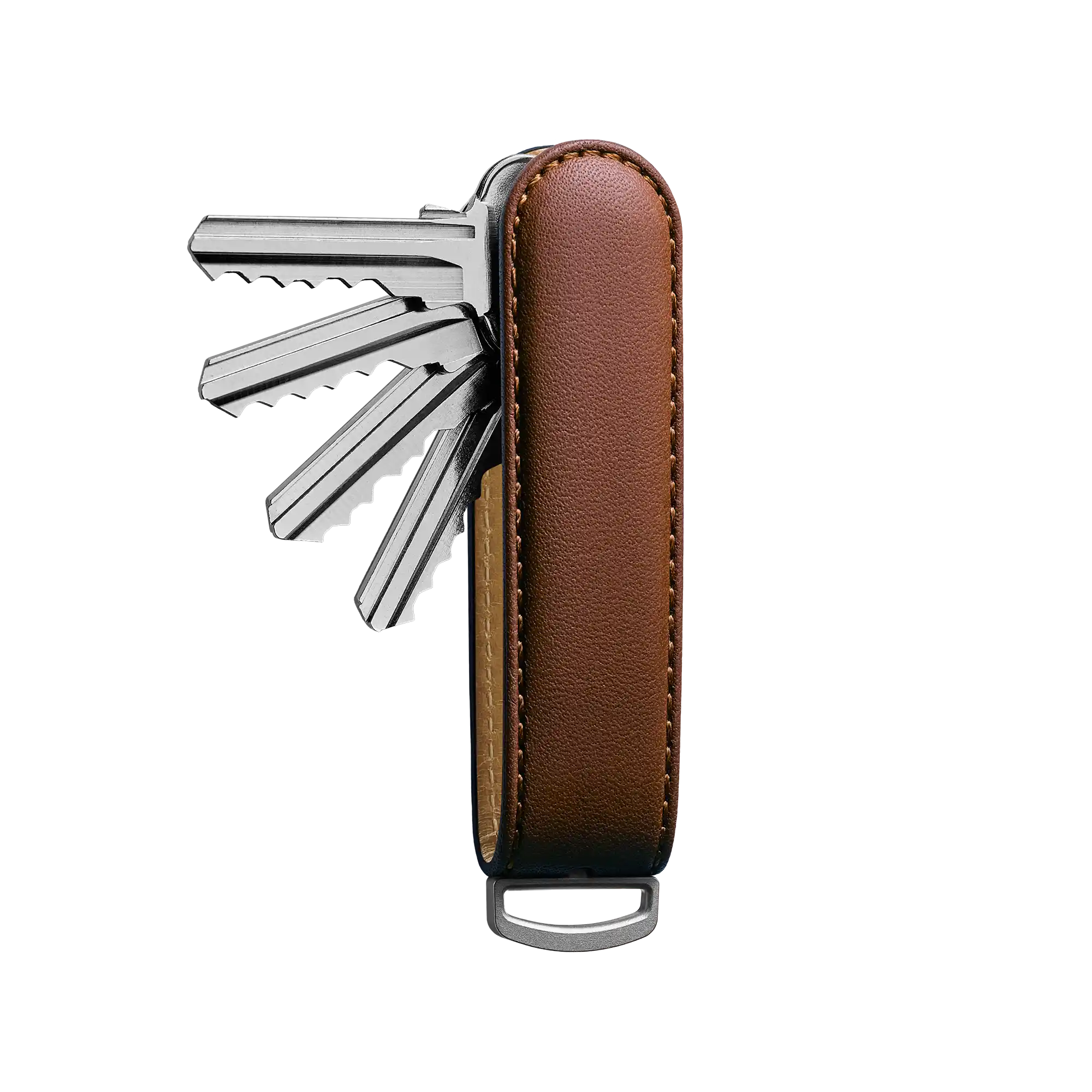 Cocoa Leather Key Organiser
