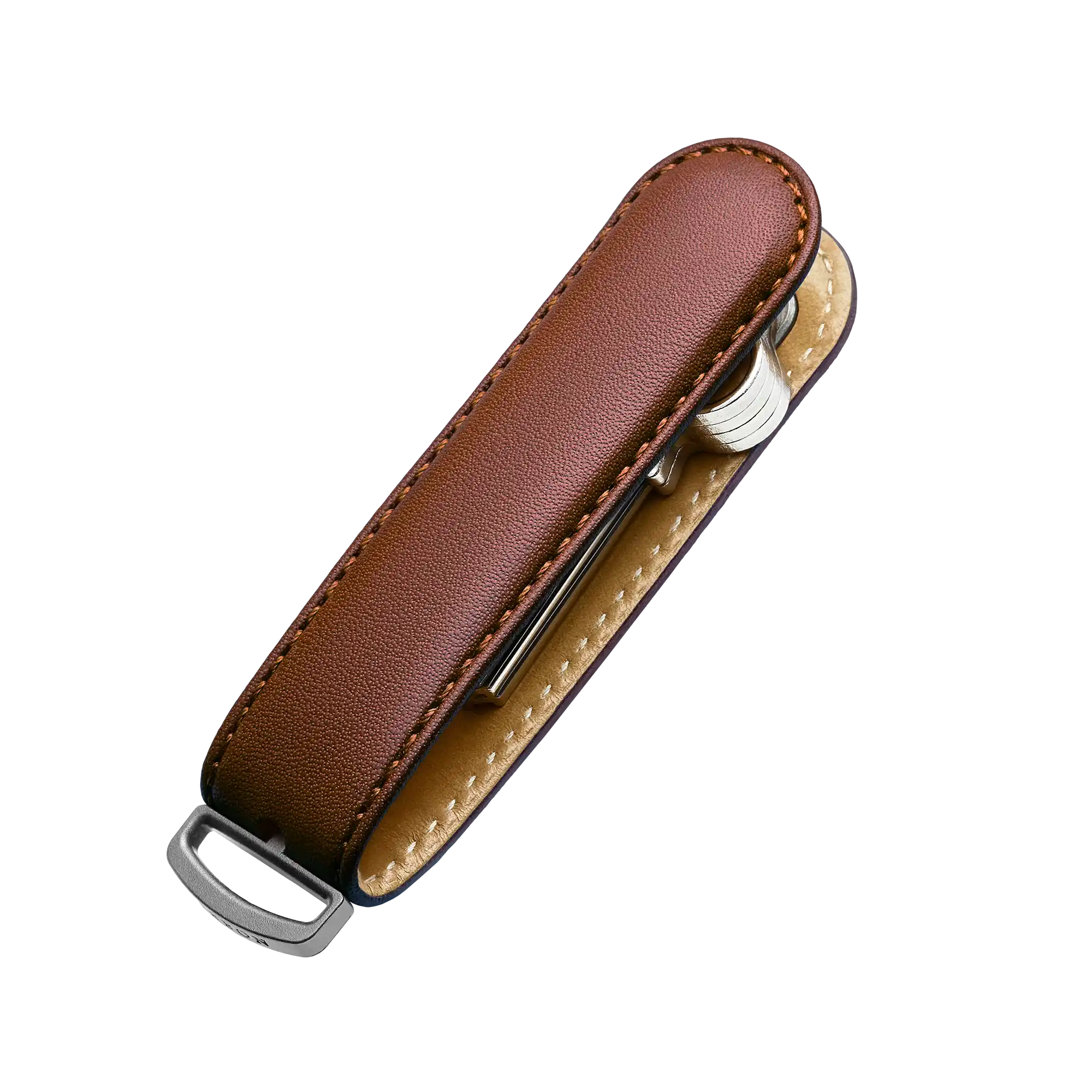 Cocoa Leather Key Organiser