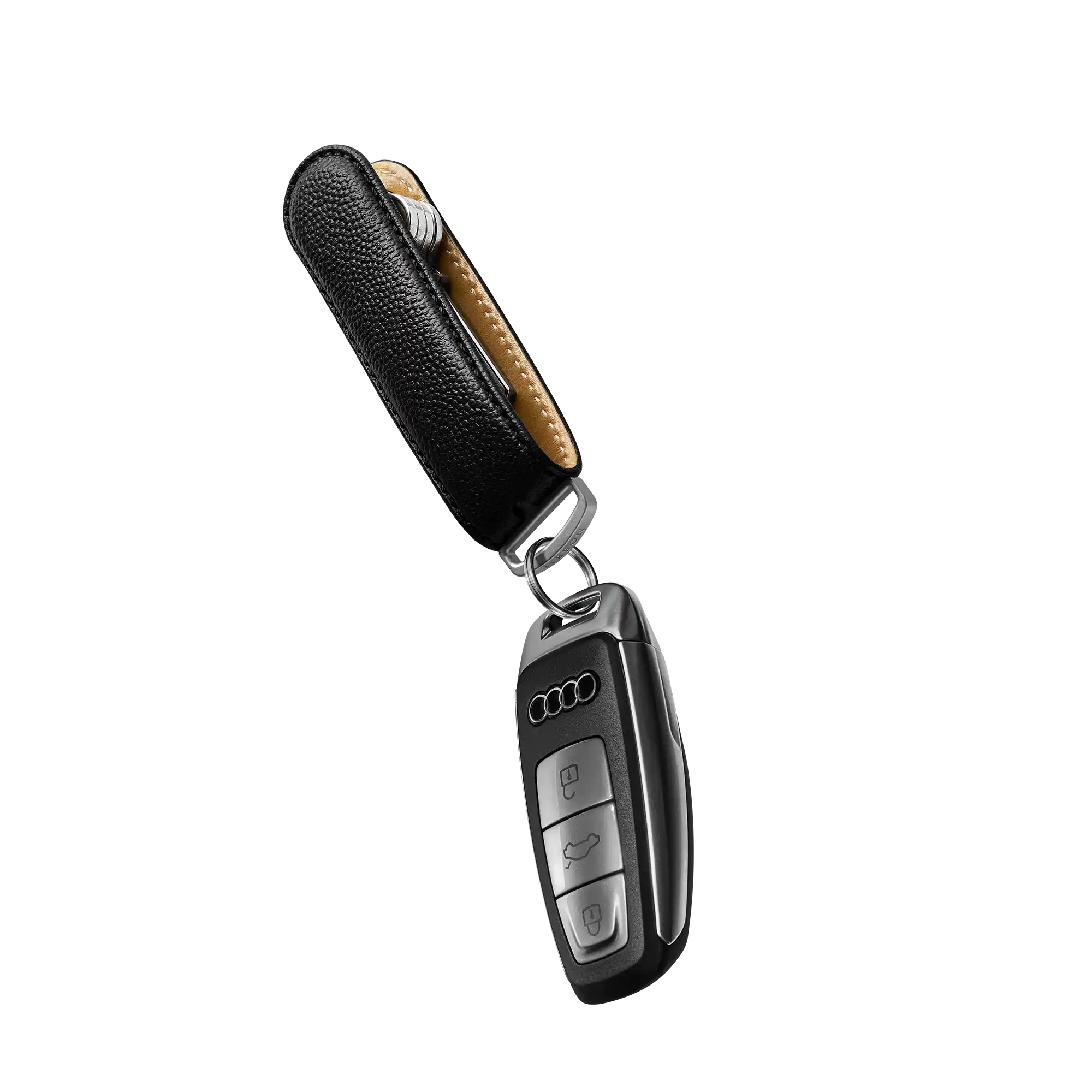 Limited Edition Black Caviar Leather Key Organiser