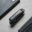 Black Italian Leather Key Organiser